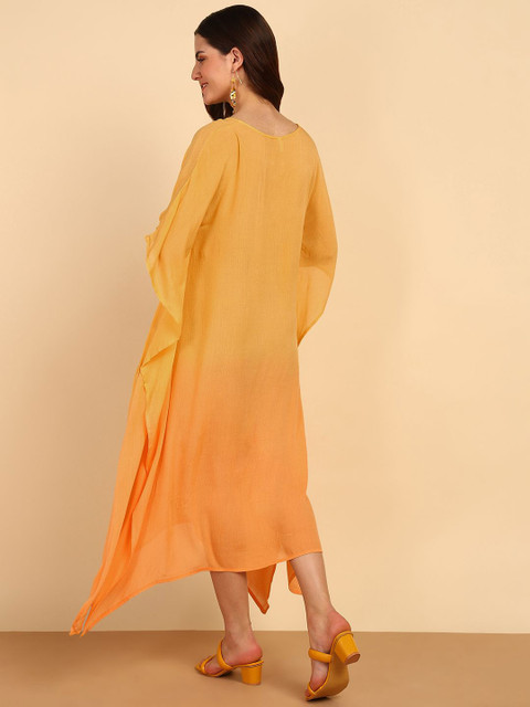 Maaesa Tie & Dyed Kaftan Kurta - Image 4