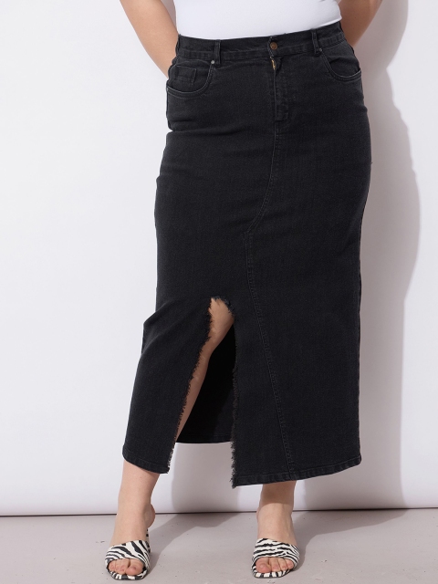 SASSAFRAS Straight Midi Skirts