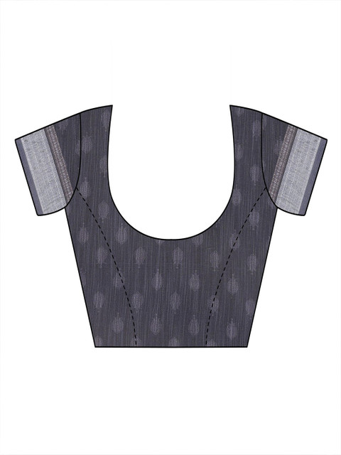 vj fashion Zari Linen Blend Saree - Image 7