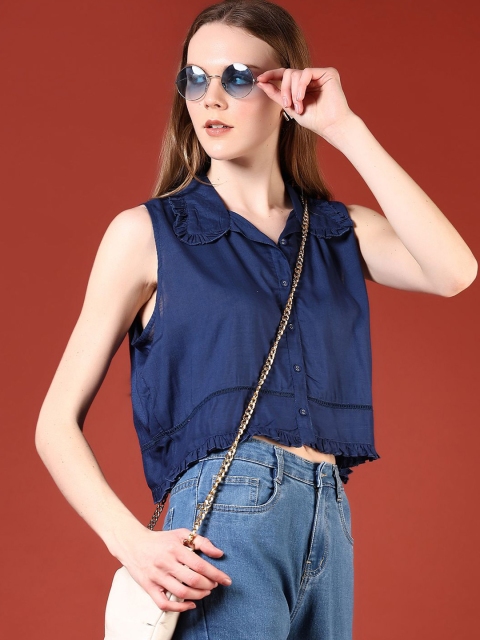 LIMEROAD Peter Pan Collar Cotton Top