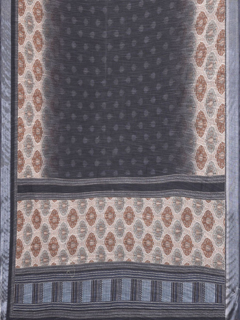 vj fashion Zari Linen Blend Saree - Image 6