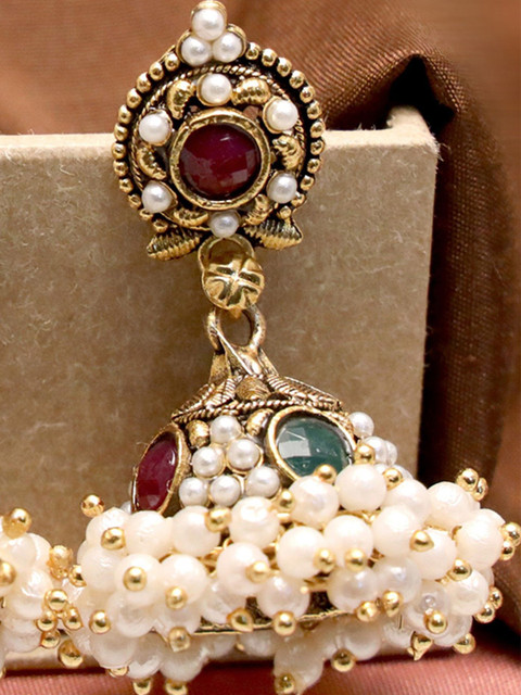 Anouk Square Jhumkas Earrings - Image 5