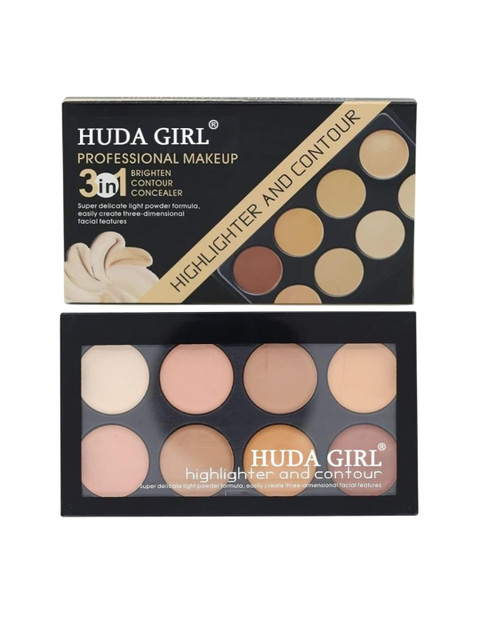 Huda Girl 8 Color Conceal Correct & Contour Palette - 25 g