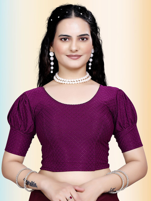 Moda Rapido Self Design Saree Blouse