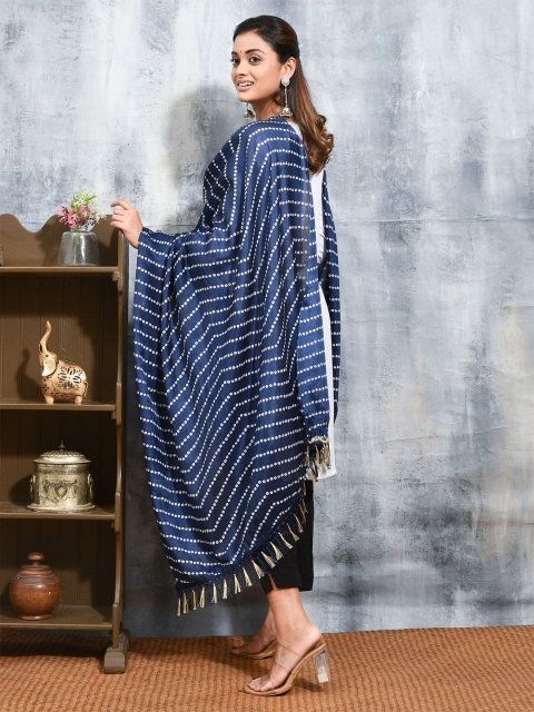 swatika Bandhani Printed Dupatta - Image 4