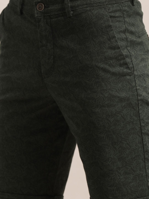 Turtle Men Printed Slim Fit Mid-Rise Cotton Shorts - Image 6