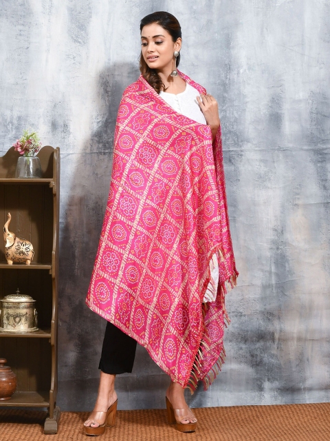swatika Bandhani Printed Dupatta - Image 5