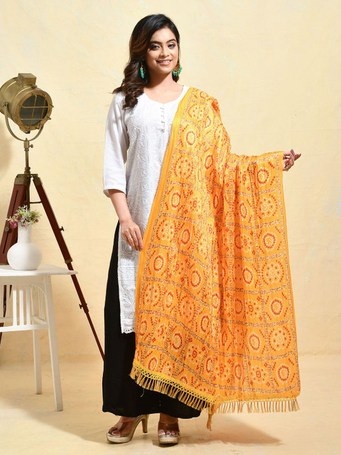 swatika Printed Bandhani Dupatta