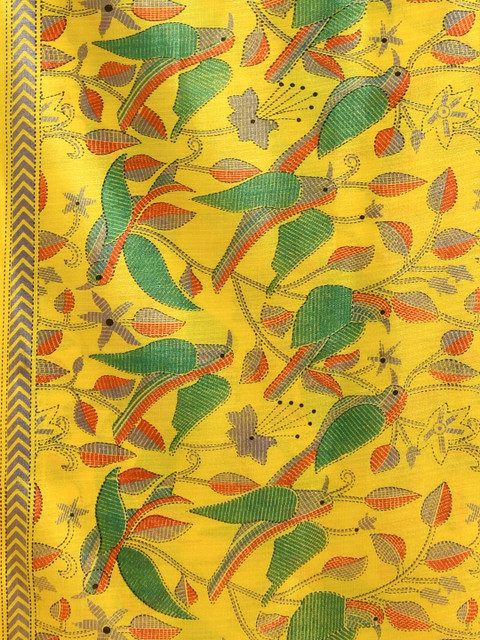 swatika Ethnic Motifs Printed Dupatta With Tasselled - Image 6