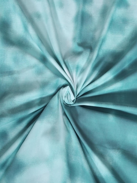Cloth Fusion Blue 2 Pieces Abstract Pure Cotton Rectangle Pillow Covers - Image 4