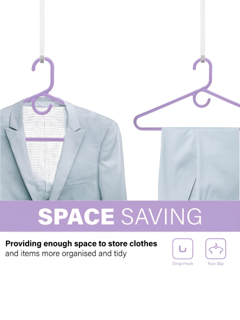 Aura Pack Of 24 Cloth Wardrobe Hangers - Image 4