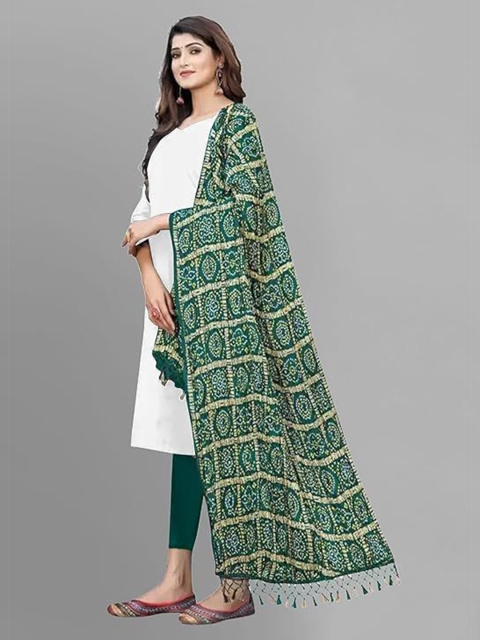 PK HUB Printed Cotton Silk Khari Print Dupatta