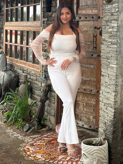 BAESD Off-Shoulder Basic Jumpsuit