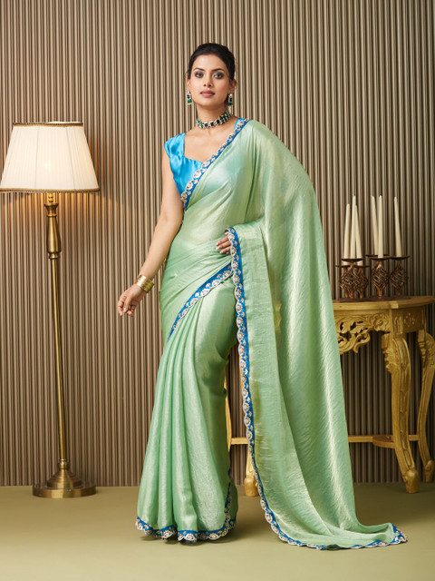 Kalista Embellished Chiffon Saree - Image 2