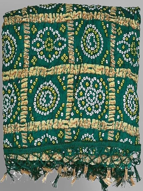 PK HUB Printed Cotton Silk Khari Print Dupatta - Image 5