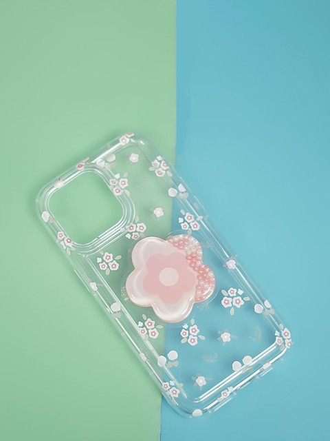 PEEPERLY Floral Printed iPhone 16 Pro Max Back Case Mobile Accessories