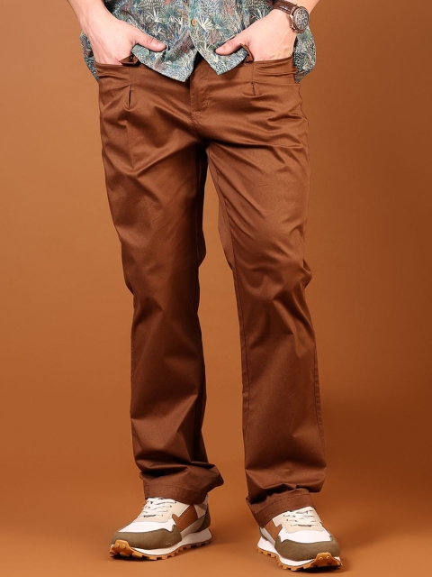 LIMEROAD Men Cotton Regular Fit Chinos Trousers
