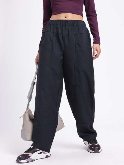 glitchez Women Baggy Fit Trousers
