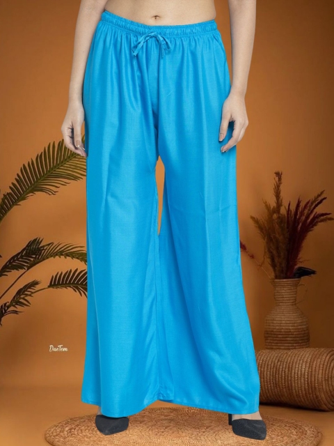 GRACIT Women Flared Knitted Ethnic Palazzos
