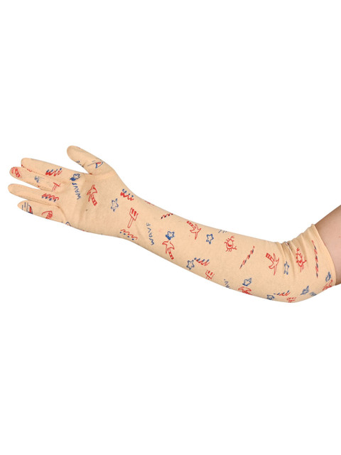 LOOM LEGACY Set Of 4 Checked Sun Protective and Breathable Sport Gloves - Image 2