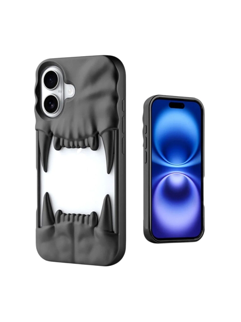 TREEMODA Tiger Fangs Silicon iPhone 16 Back Case - Image 2