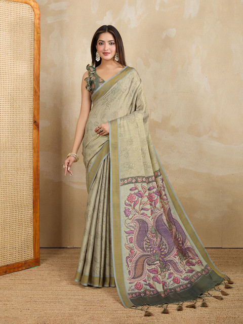 all about you Ethnic Motifs Printed Madhubani Saree