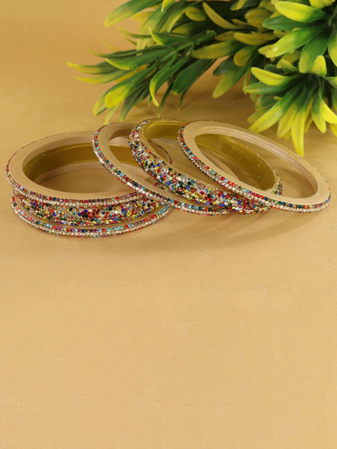 ZULKA Set Of 6 Lac Kada Bangles