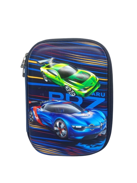 PLANET of Toys Car Racing Printed Pencil Pouch