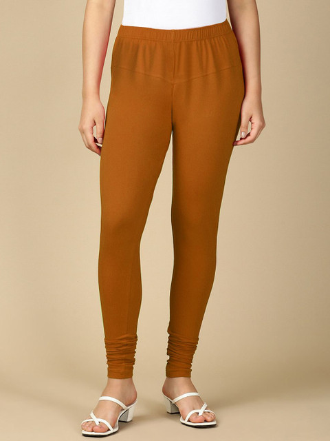 PYNK Mid Rise Churidar Length Legging