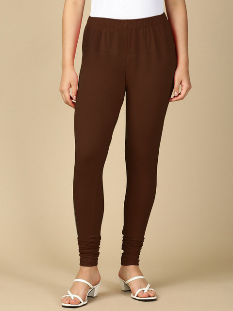 PYNK Mid Rise Churidar Length Leggings