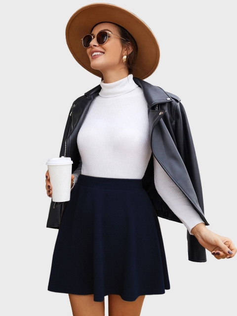 DIMPY GARMENTS Mini Flared Skater Skirts - Image 4