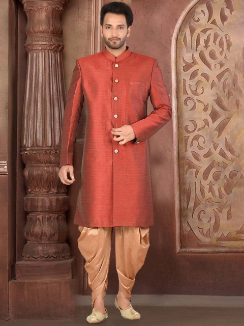 RANAK Mandarin Collar Sherwani Set