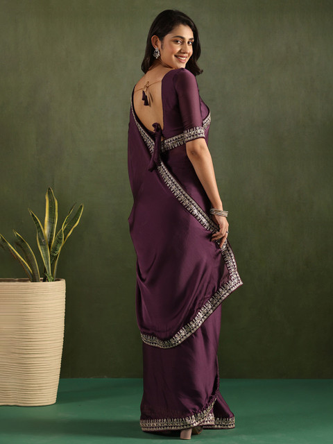KAYOMMI Pure Chiffon Ready to Wear Saree - Image 4