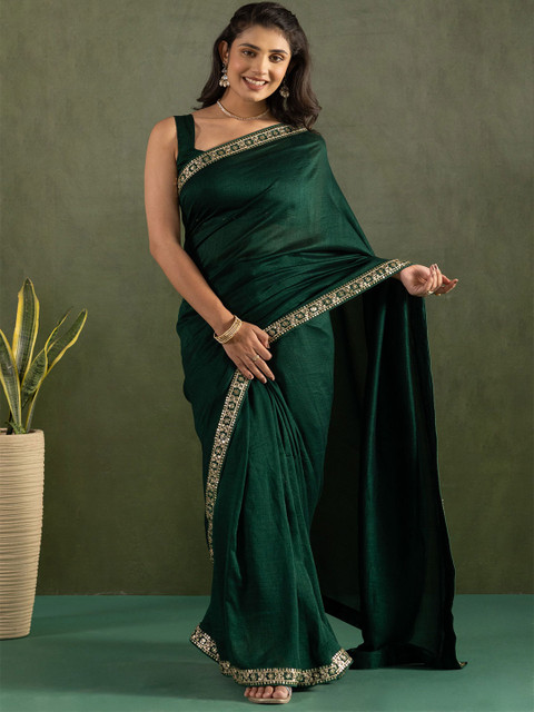 KAYOMMI Pure Chiffon Ready to Wear Saree