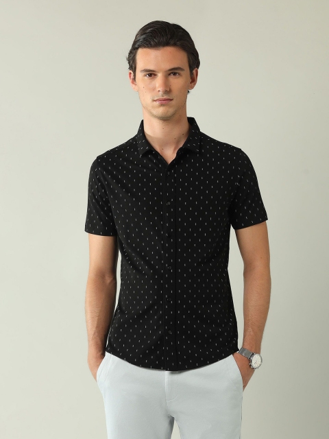 AD By Arvind Slim Fit printed casual Knit shirt - Image 6