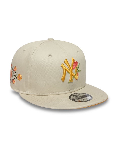 New Era Men Embroidered Cotton Snapback Cap