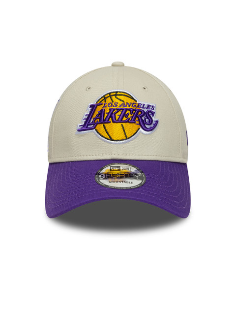 New Era Men Embroidered Los Angeles Lakers Snapback Cap - Image 3