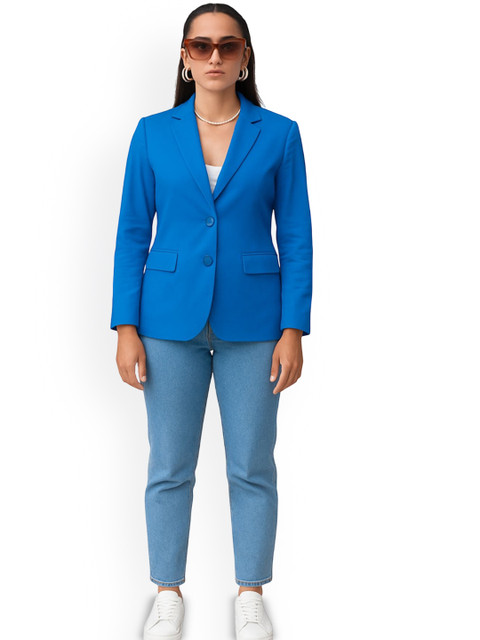 INDOPHILIA Single-Breasted Cotton Casual Blazer - Image 5
