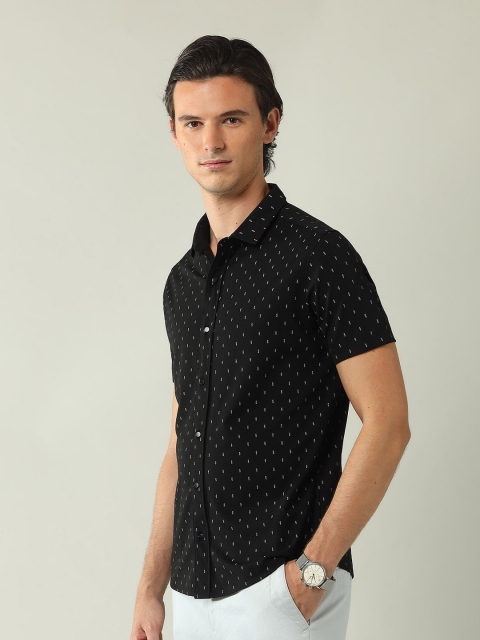 AD By Arvind Slim Fit printed casual Knit shirt - Image 3