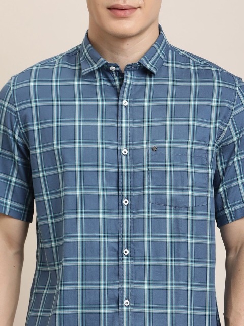 Turtle Relaxed Tartan Checked Pure Cotton Slim Fit Casual Shirt - Image 2