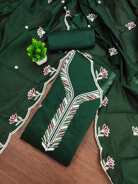 KALINI Embroidered Unstitched Dress Material