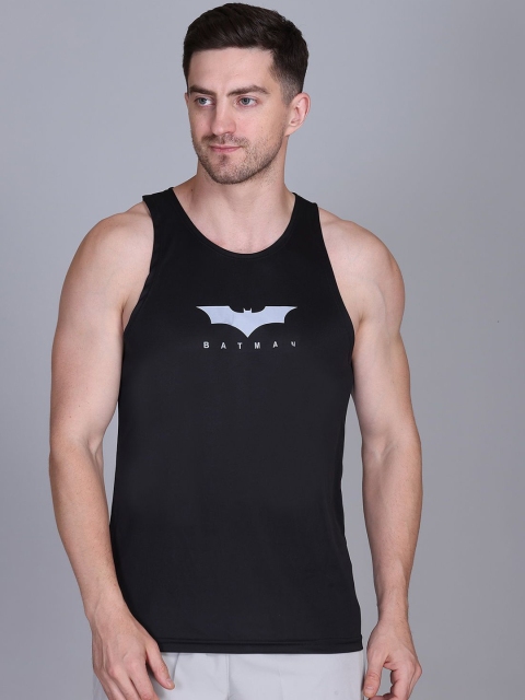 Antiloop Chest Printed Tank GymVest vest-01BatBlack-M