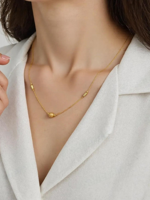 AanyaCentric Brass Gold-Plated Handcrafted Chain