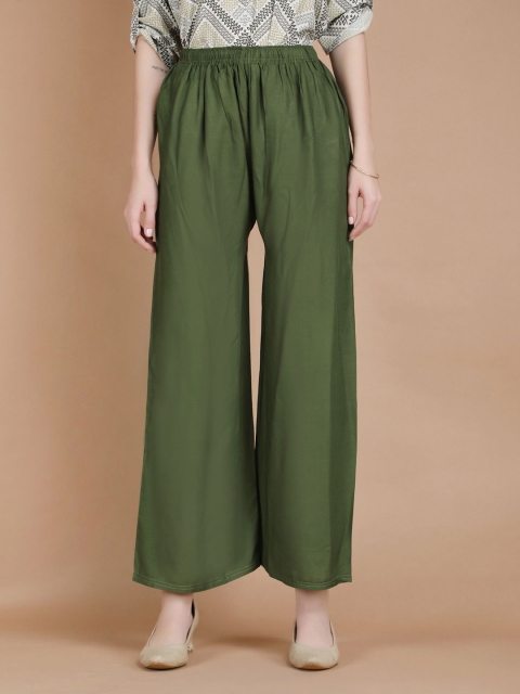 MICHAEL KOVLIN Women Solid Knitted Palazzos