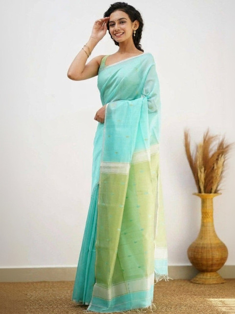YAMUNE Woven Design Pure Cotton Handloom Khadi Saree