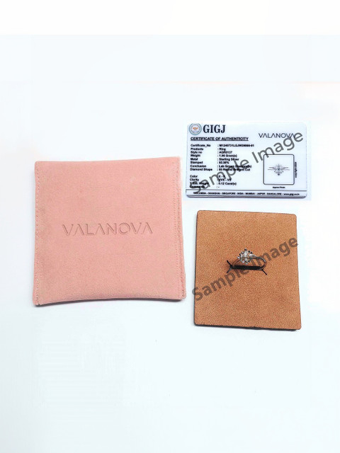 VALANOVA Hallmarked 18k Yellow Gold & Certified Lab Grown Diamond 0.50cts Vsp0006r050 - Image 7