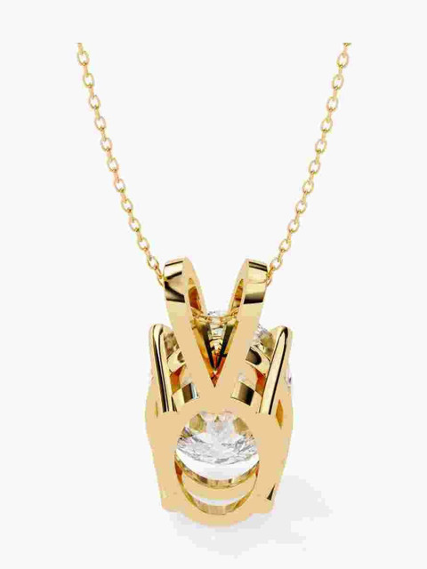 VALANOVA Hallmarked 18k Yellow Gold & Certified Lab Grown Diamond 0.50cts Vsp0008v050 - Image 4