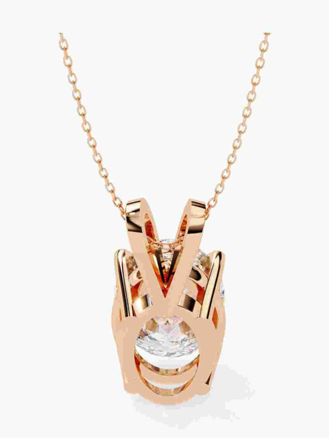 VALANOVA Hallmarked 18k Rose Gold & Certified Lab Grown Diamond 0.75cts Vsp0008v075 - Image 4