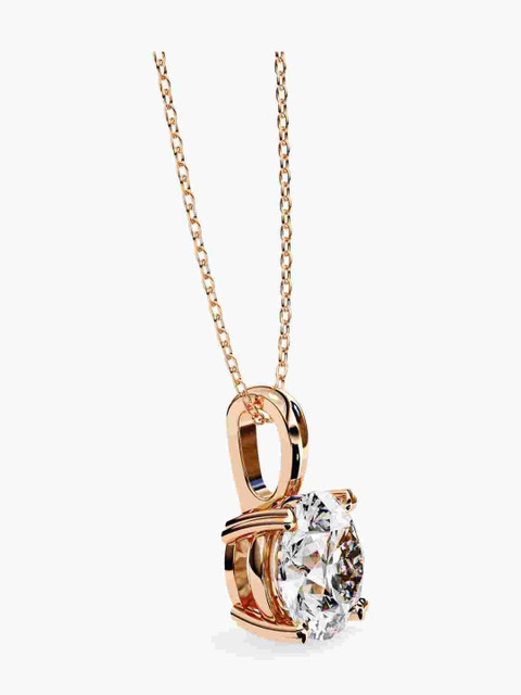 VALANOVA Hallmarked 18k Rose Gold & Certified Lab Grown Diamond 0.75cts Vsp0017r075 - Image 3