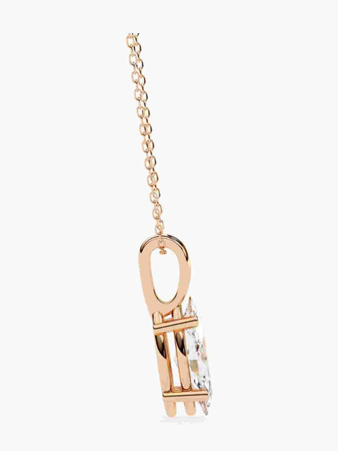 Valanova Sterling Silver Plated With Rose Gold & Certified Lab Grown Diamond 0.75cts Vsp0002m075 - Image 6